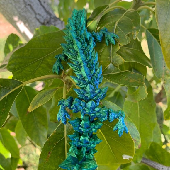 3D Printed Dragon in Egg, Full Articulated  Dragon Flexible 12"- 3Pcs EASTER EGG - Picture 3 of 11